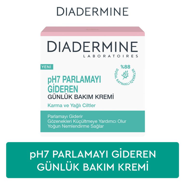 مرطوب کننده فاقد چربی دیادرماین Diadermine ph7 parlamayi gideren gunluk bakim kremi حجم ۵۰ میل