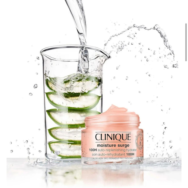 آبرسان ۱۰۰ ساعته مویسچر سرج کلینیک (اصل) مدل clinique moisture surge 100 hour auto-replenishing hydrator در حجم ۱۵ ۳۰ و ۵۰ میل