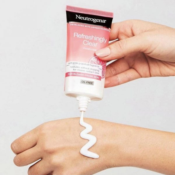 مرطوب کننده گریپ فروت نیتروژنا (اصل) مدل Neutrogena canlsndirici yagsiz yuz nemlendiricisi حجم ۵۰ میل