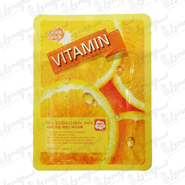 ماسک های ورقه ای می ایلند (اصل) 25میلMAY ISLAND Real Essense Mask Pack 25 ml