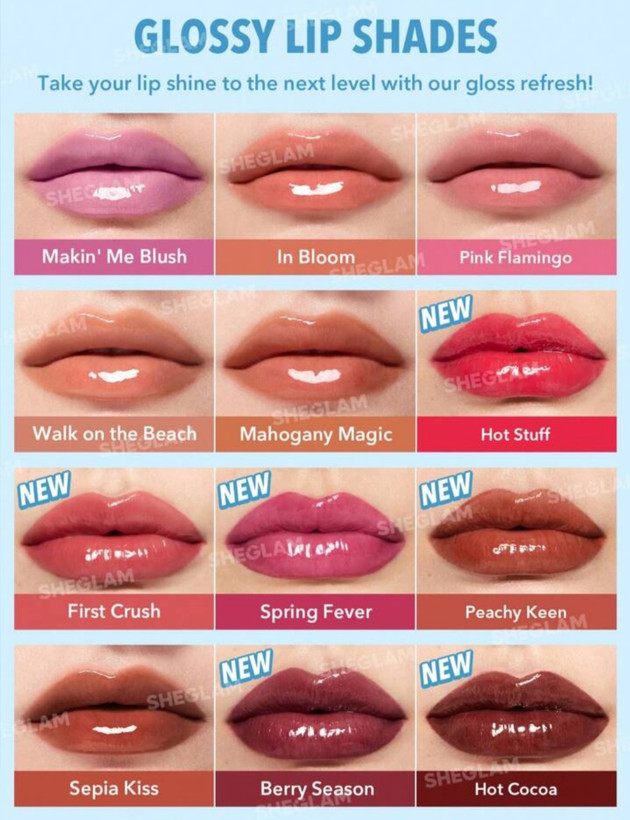بالم لب رنگی پلامپر شیگلم (اصل) حجم دهنده و براق کننده لب ( لیپ پلامپر شیگلم ) sheglam Perfect Shine Lip Plumper