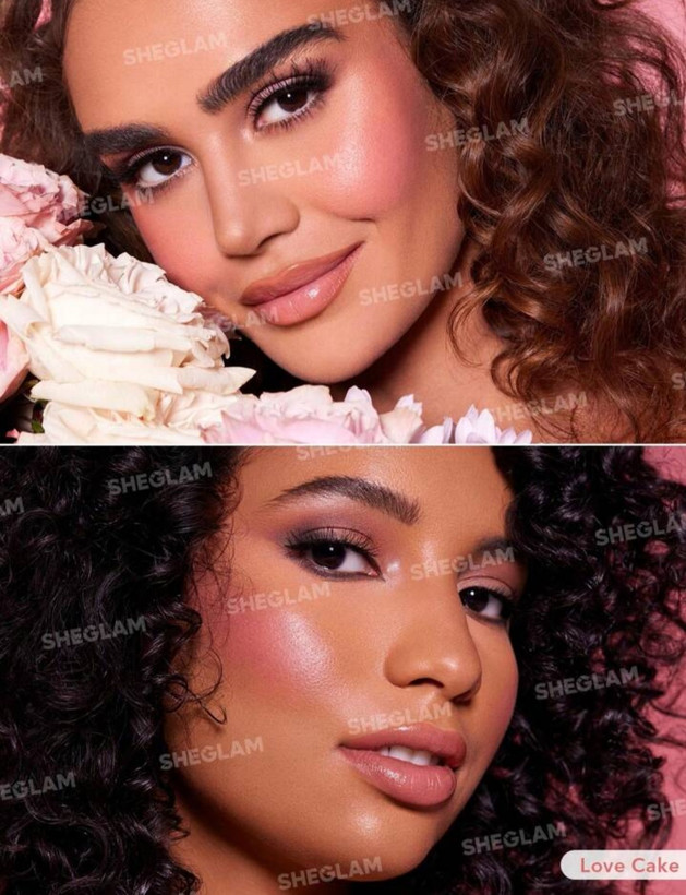رژگونه مایع شیمردار شیگلم (اصل) مدل SHEGLAM Color Bloom Dayglow Liquid Blush Shimmer Finish