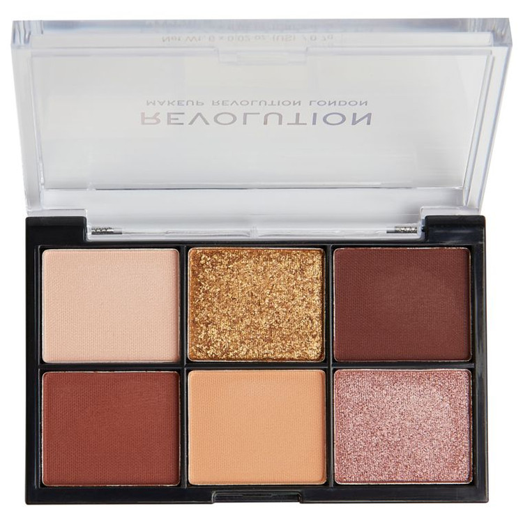 پالت مینی سایه چشم رولوشن (اصل) MAKEUP REVOLUTION RELOADED MINI EYESHADOW PALETTE - 6 SHADE MINI