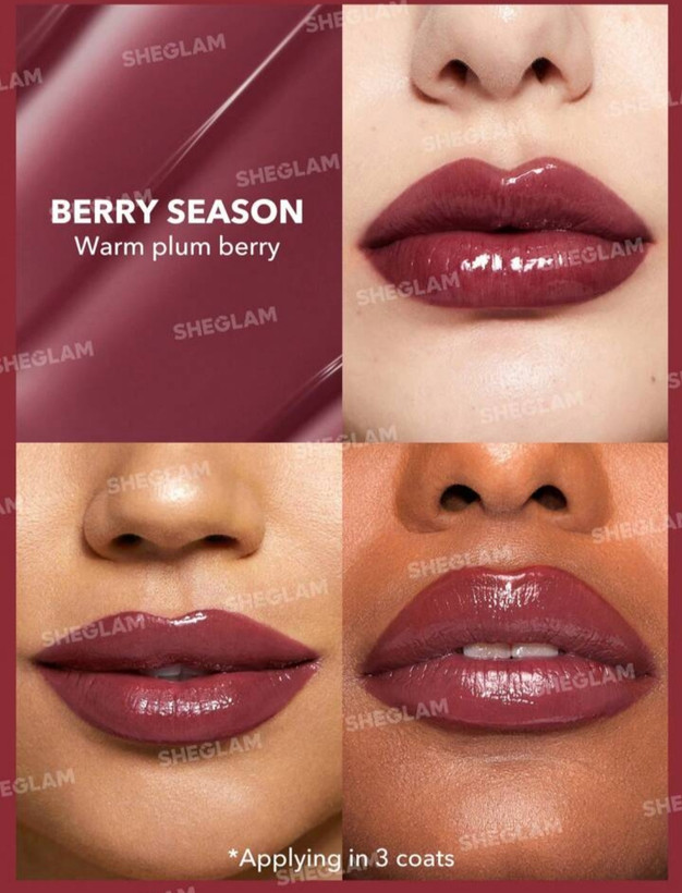 بالم لب رنگی پلامپر شیگلم (اصل) حجم دهنده و براق کننده لب ( لیپ پلامپر شیگلم ) sheglam Perfect Shine Lip Plumper