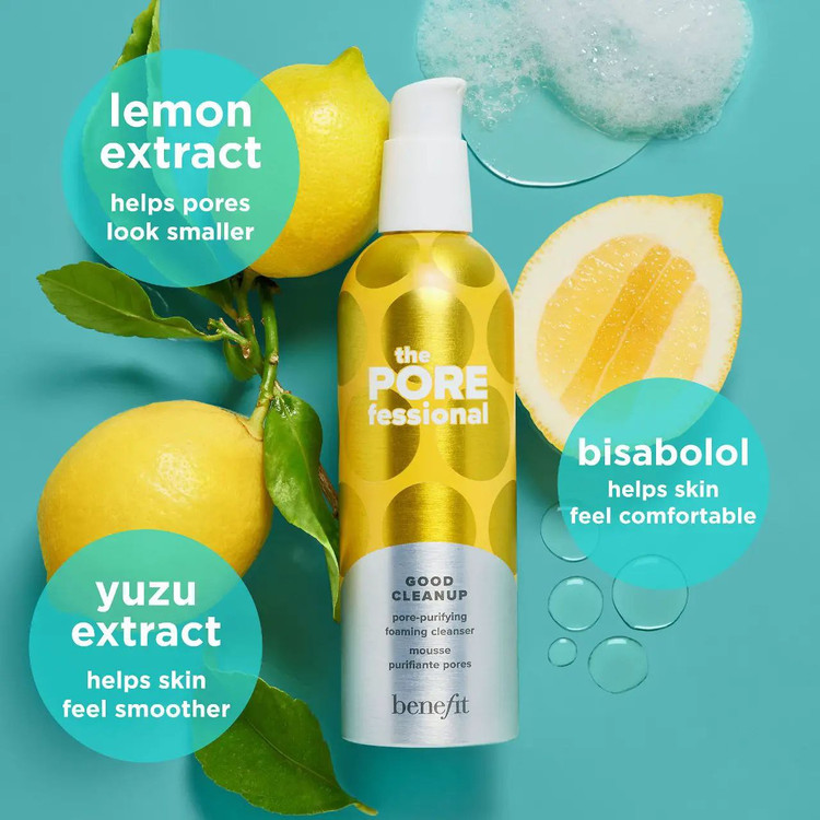 فوم پاک کننده پوست د پرفشنال تایگتن توند (اصل) انواع پوست بنفیت The Porefessional Tight 'n Toned foam all skin types Facial cleanser Benefit