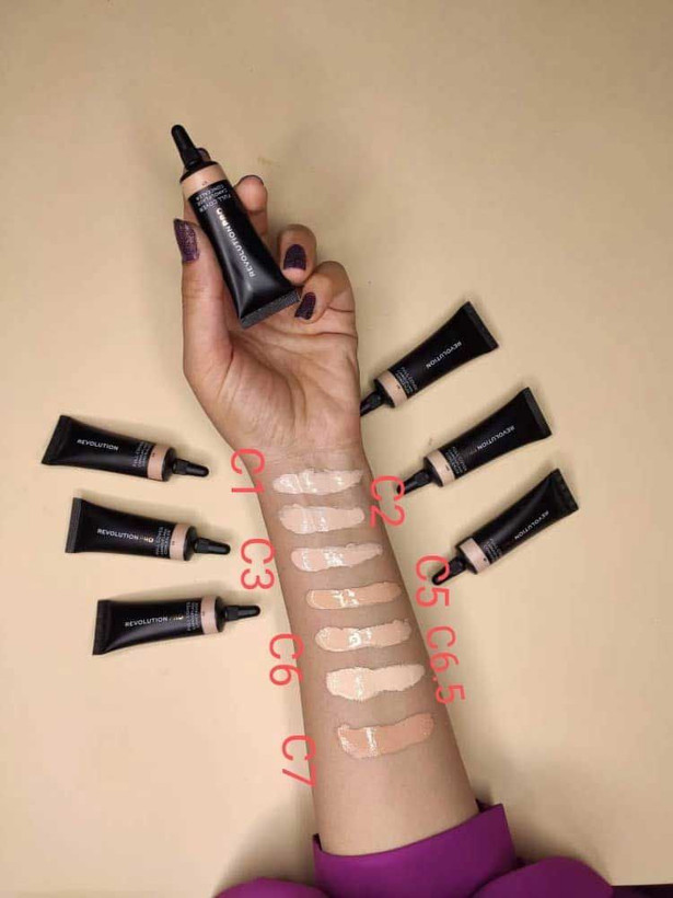 کانسیلر و کاموفلاژ فول کاور حرفه ای رولوشن (اصل) رنگ c2 اورجینال Revolution pro full cover camouflage concealer c2