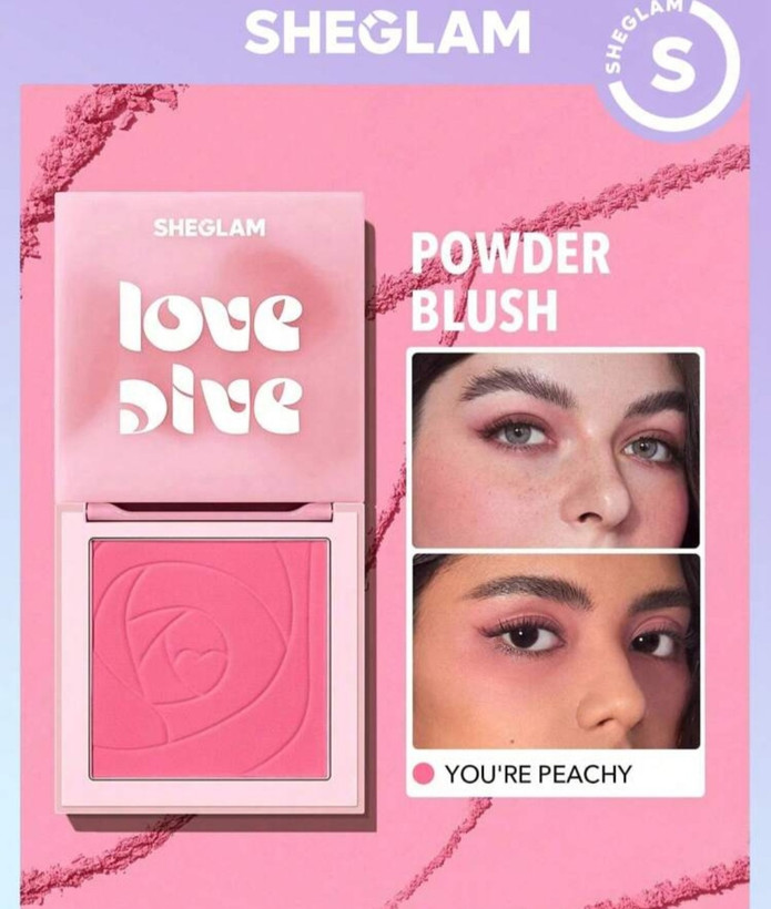 رژگونه پودری شیگلم (اصل) مدل Love Dive رنگ YOU’RE PEACHY