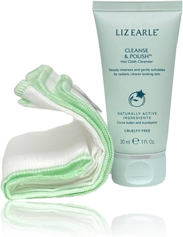 کلینزر کرمی پاک کننده آرایش صورت و چشم لیز ارل ( اصل ) مدل Liz Earle Cleanse & Polish Hot Cloth Cleanser