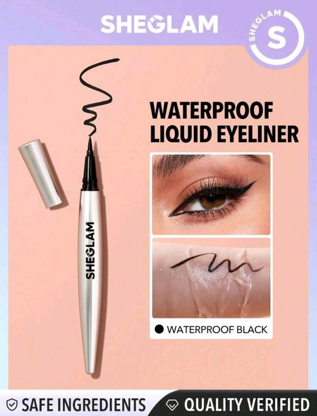 خط چشم مایع و ماژیکی مشکی ضد آب مدل آن اینتراپتد شیگلم (اصل) مدل Sheglam Uninterrupted Waterproof Liquid Eyeliner