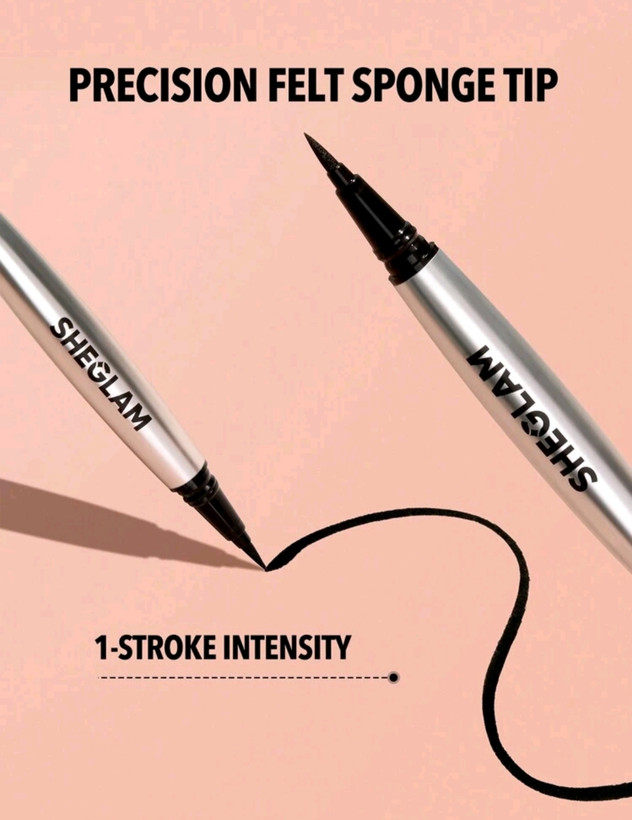 خط چشم مایع و ماژیکی مشکی ضد آب مدل آن اینتراپتد شیگلم (اصل) مدل Sheglam Uninterrupted Waterproof Liquid Eyeliner