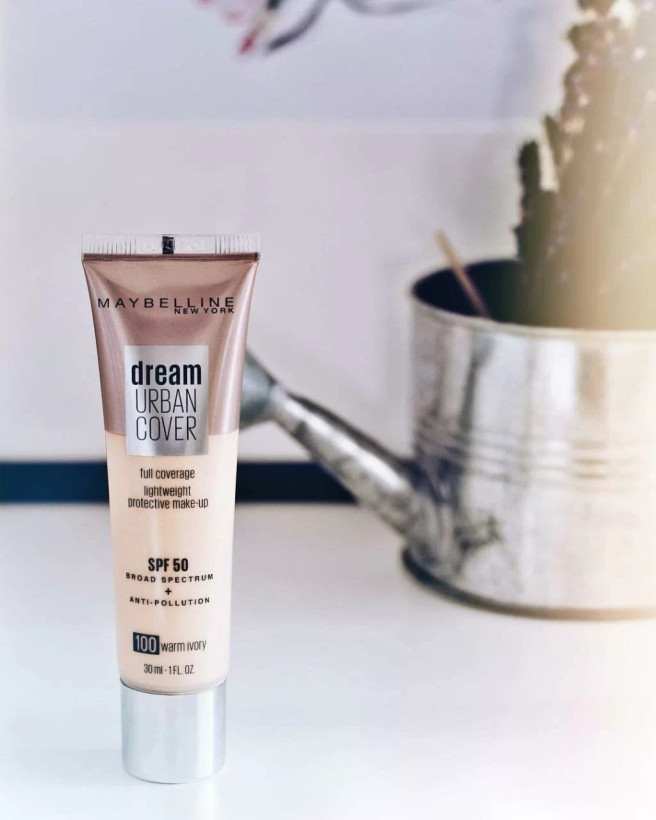 کرمپودر میبلین دریم اربن کاور (اصل)Maybelline Dream Urban Cover SPF 50