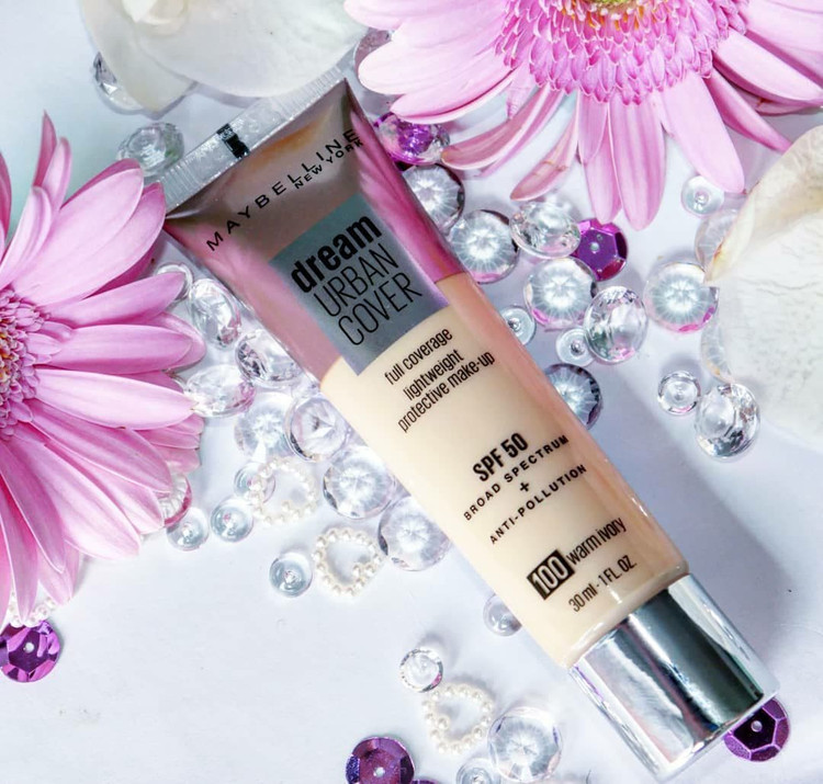 کرمپودر میبلین دریم اربن کاور (اصل)Maybelline Dream Urban Cover SPF 50