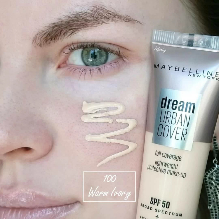 کرمپودر میبلین دریم اربن کاور (اصل)Maybelline Dream Urban Cover SPF 50