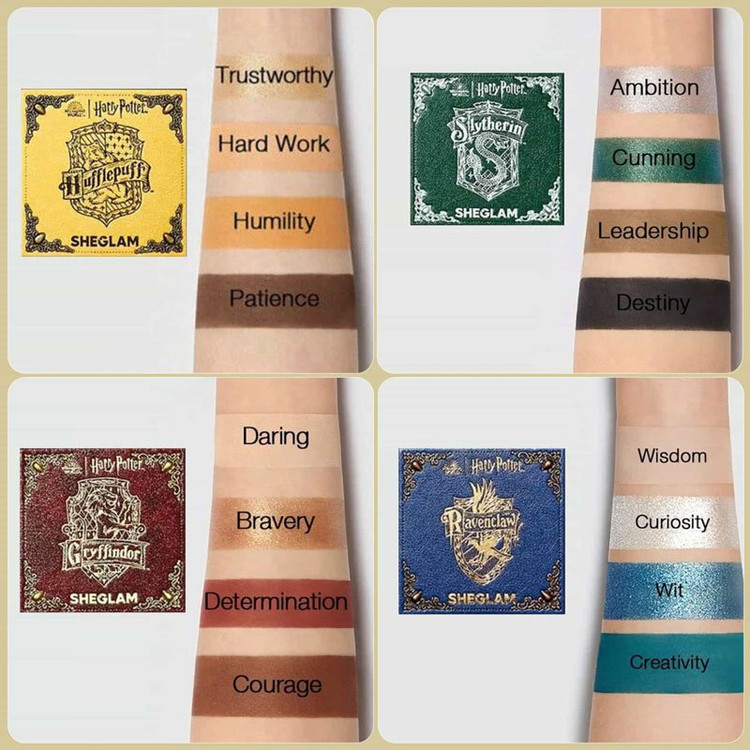 ست 4 عددی پالت سایه هری پاتر شیگلم (اصل) مدل Hogwarts Houses