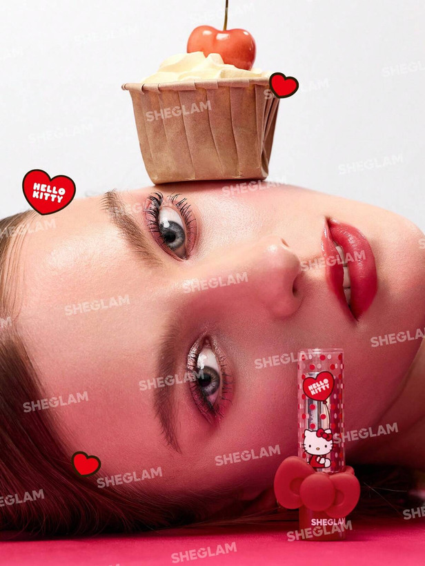 رژلب آبرسان شیگلم کالکشن هلو کیتی رنگ لاو لتر Hello Kitty x SHEGLAM Be My Baby Hydrating Lipstick love letter