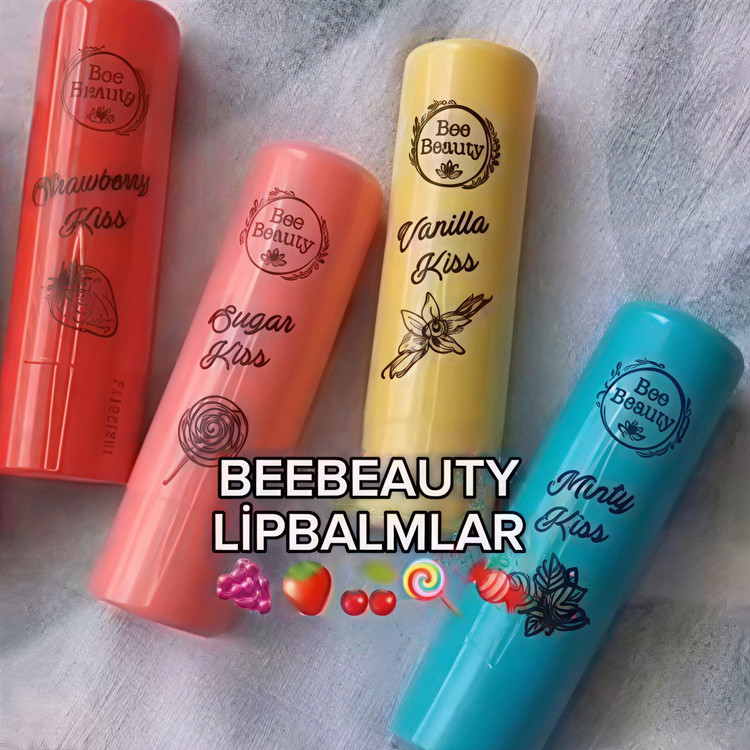 بالم لب بی بیوتی (اصل) مدل bee beauty lip balm