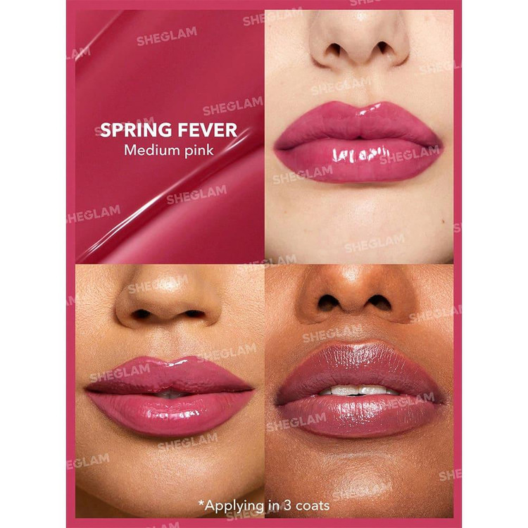 بالم لب رنگی پلامپر شیگلم (اصل) حجم دهنده و براق کننده لب ( لیپ پلامپر شیگلم ) sheglam Perfect Shine Lip Plumper