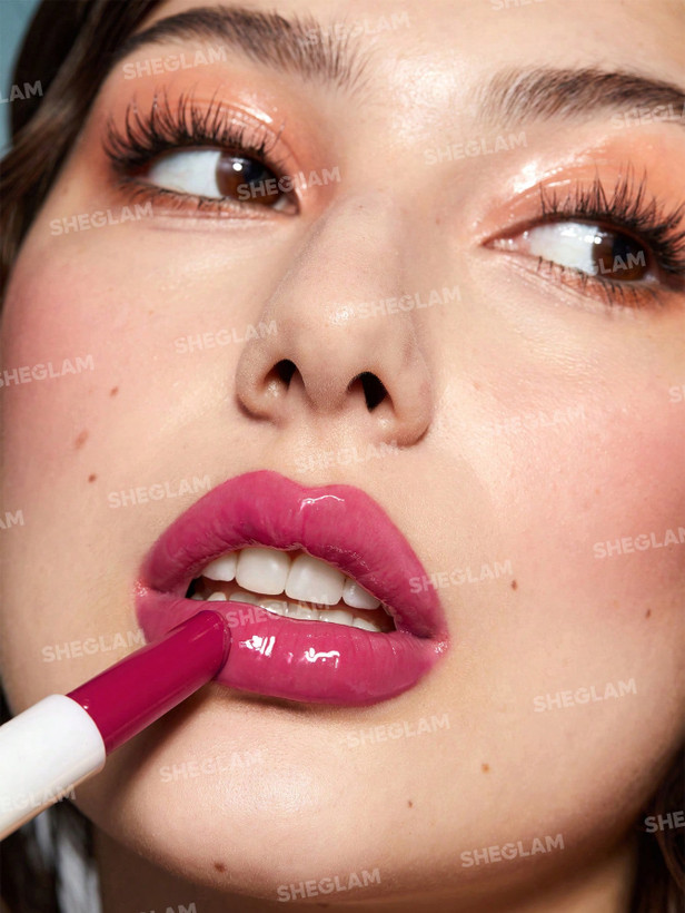 بالم لب رنگی پلامپر شیگلم (اصل) حجم دهنده و براق کننده لب ( لیپ پلامپر شیگلم ) sheglam Perfect Shine Lip Plumper