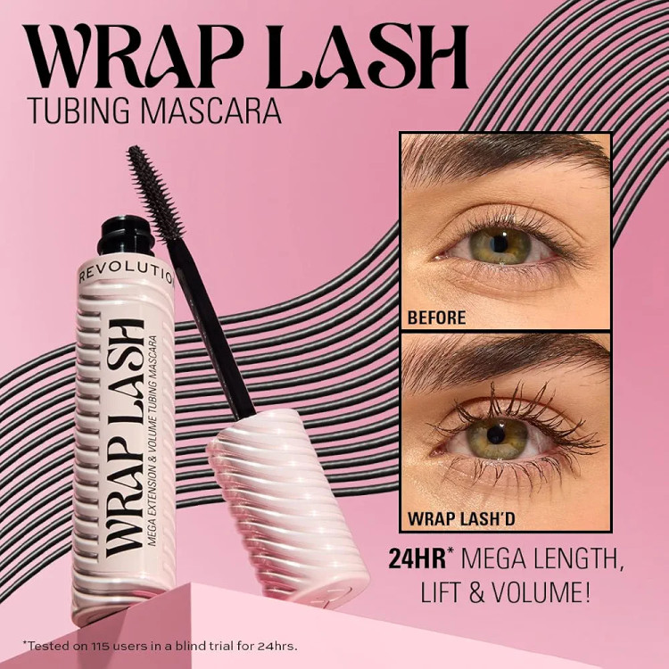 ریمل تیوپی حجم دهنده و بلند کننده رولوشن warp lash سایز مینی