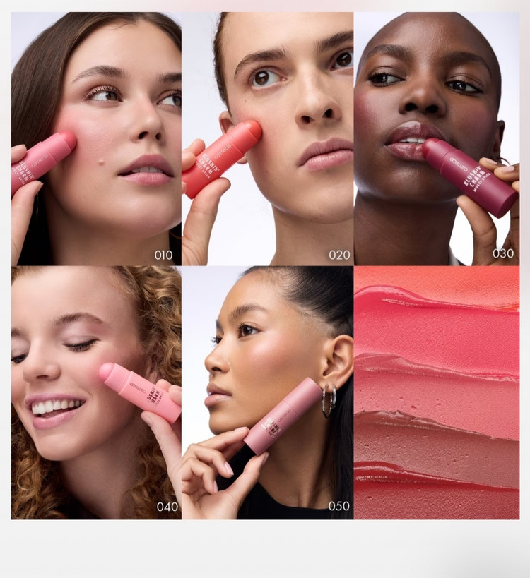 استیک چندکاره رژگونه و لب کاتریس مدل blushin charm رنگ 010 pink sweatheart