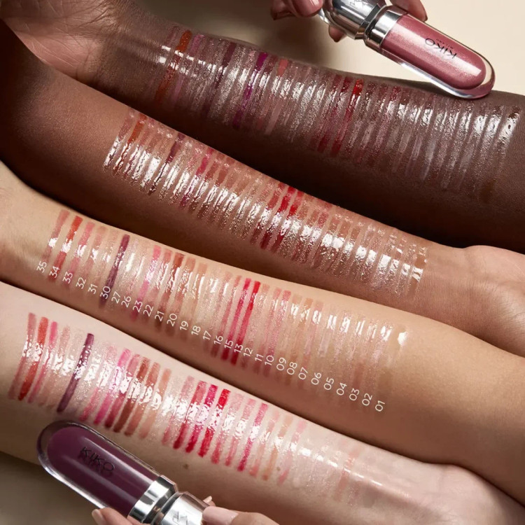 ست ۳عددی glossy lip set کیکو (فروش تکی و ست) شامل دو عدد لیپ گلاس شاینی 3d hydra و یک کرم لب حجم دهنده کیکو میلانو سایز بزرگ اصل