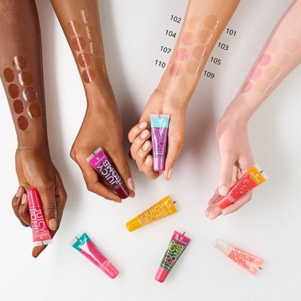 لیپ گلاس اسنس (اصل) مدل جویسی بامب juicy bomb Essence juicy bomb lipgloss