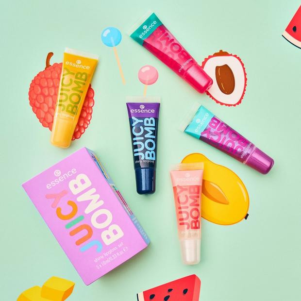 لیپ گلاس اسنس (اصل) مدل جویسی بامب juicy bomb Essence juicy bomb lipgloss